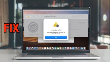 An Error Occurred Applying The Software Update Big Sur