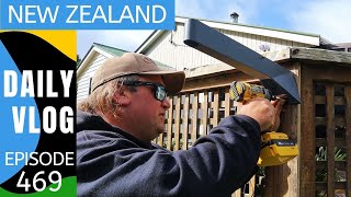 How we install the Starlink wall mount [ Life in New Zealand Daily Vlog #469 ]