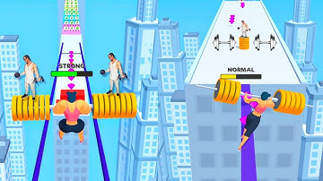 Weight Runner 3D 🏋️ Gameplay Android, iOS/High Weight Run💪@gamingkvideos8339