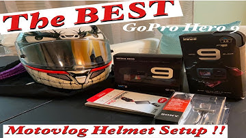 How to setup a GoPro 9 Motovlog helmet !! GoPro 9 and media mod