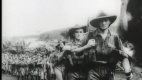 HD Historic Archival Stock Footage WWII - United Nations On The March - New Guinea 1942