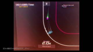 Data Wing iOS - free fun story driven racer - Gameplay