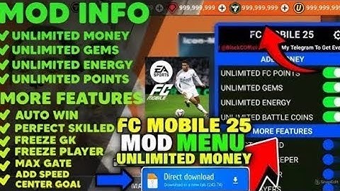 🔥 Update! FC Mobile 25 MOD Menu v26.0.01 (Unlimited Money & FC Points) | FC Mobile MOD APK 2025