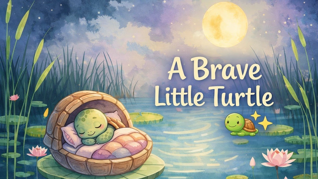 The Turtle Who Learned to Be Brave | Calm Bedtime Story for Kids