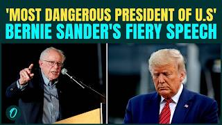 Most Dangerous President: Bernie Sanders BLASTS Trump And Billionaires Who Are Working For Israel