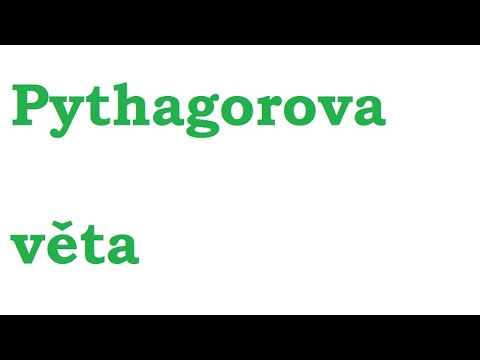 PYTHAGOROVA VĚTA - výpočet ODVĚSNY, obvod obdélníku