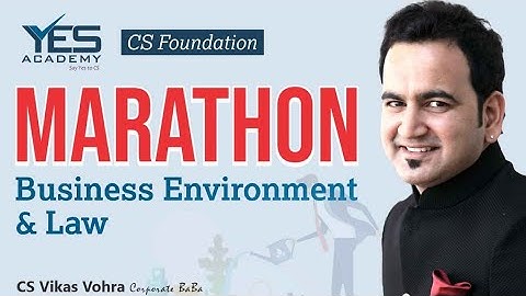 CS Foundation Law Marathon for Dec 19 | Business Environment & Law (BEE) Marathon | CS Vikas Vohra