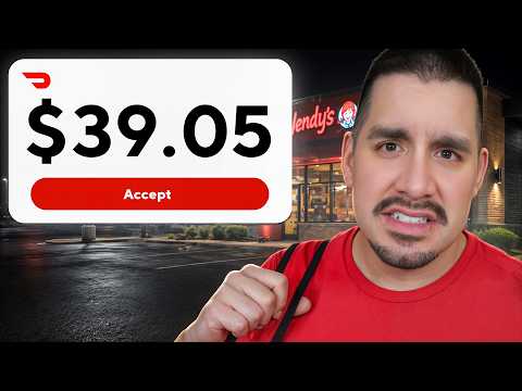 I Tried The Late Night Doordash Shift (1am)