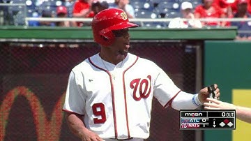 ATL@WSH: Revere singles, Turner scores on error