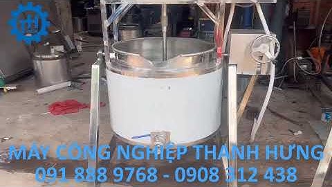 NỒI NẤU GIA NHIỆT CÓ CÁNH KHUẤY LẬT NGHIÊNG 150 LÍT - GIA NHIỆT NHANH VỚI THIẾT KẾ MỚI HIỆN ĐẠI