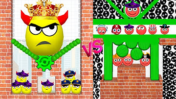 HIDE BALL brain teaser games - save the dog & bee 🆚 Draw to smash logic puzzle Gameplay part 32