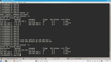 Change the default gateway in linux