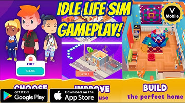 Idle Life Sim game play - Ios & android