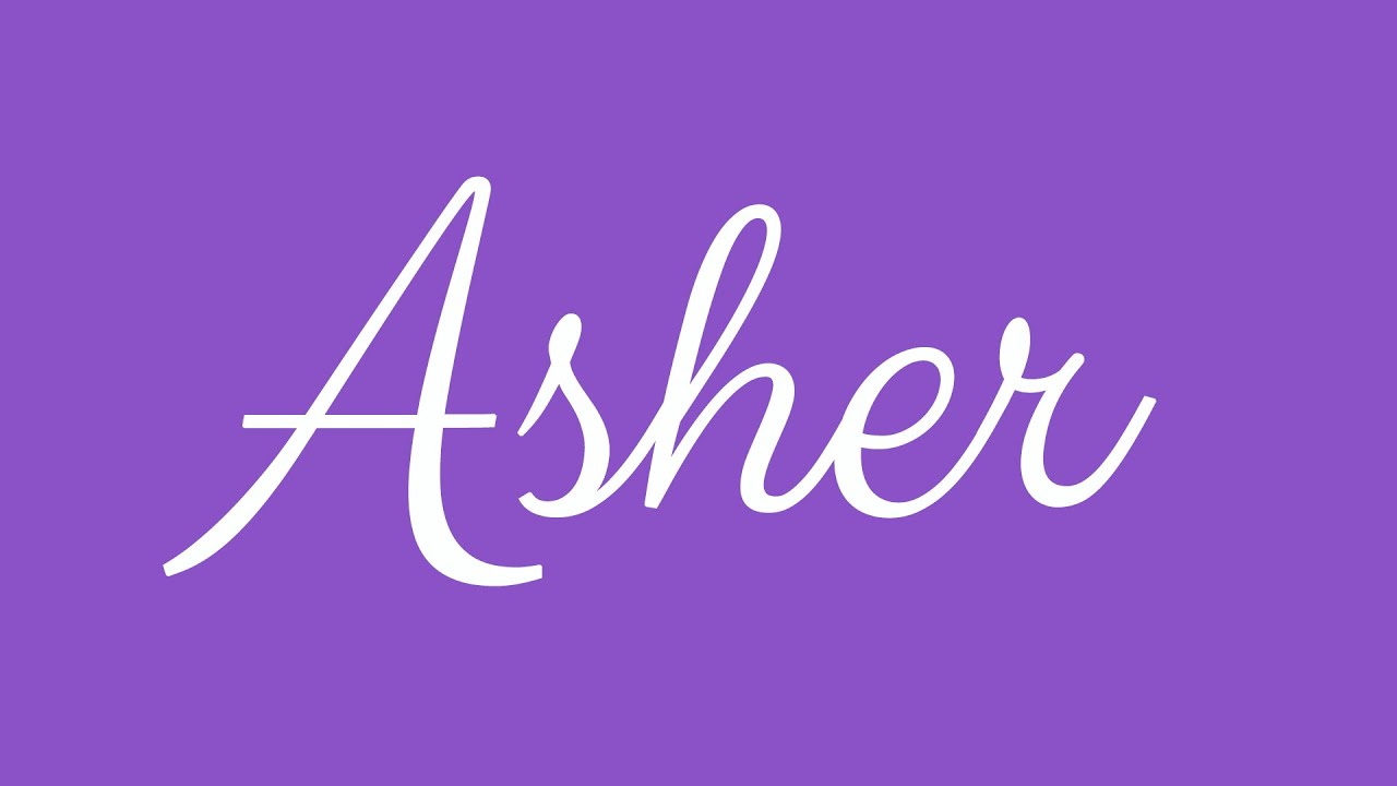 Learn How To Sign The Name Asher Stylishly In Cursive Writing YouTube learn-how-to-sign-the-name-asher-stylishly-in-cursive-writing-youtube