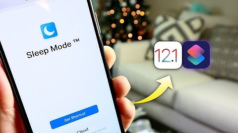 How to Enable SleepMode on iPhone iOS 12 Siri Shortcuts