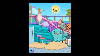 We played in amusement park,and in the end,an unexpected ending 🎡🎢 #tocalifeworld #tocaboca #toca