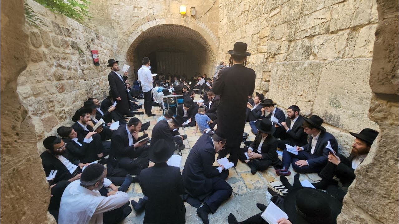 The Jewish Day of Mourning, Tisha B'Av at the unknown part of the
