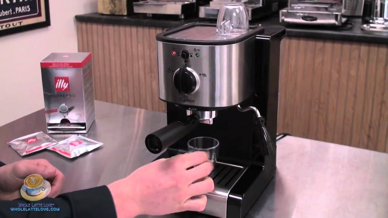 Capresso Ec100 Semi Automatic Espresso Machine Youtube