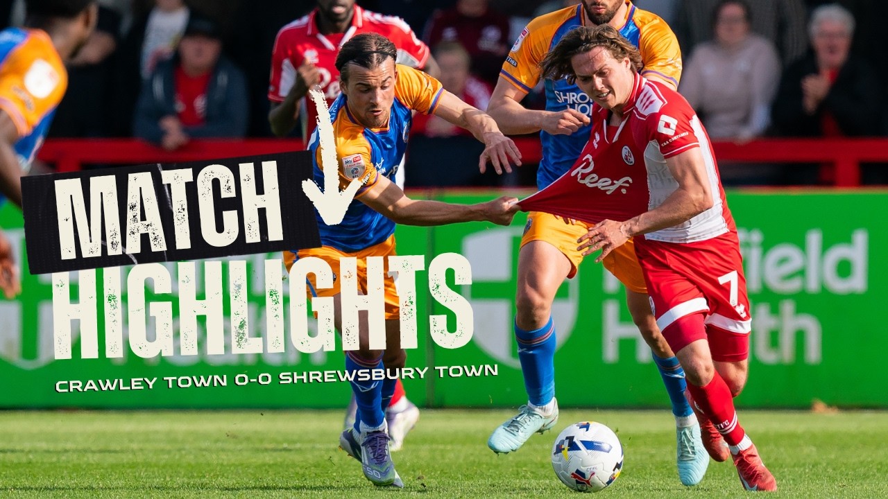 2024/25 シュルーズベリー・タウン 19番 レオ・キャッスルダイン HIGHLIGHTS | Crawley Town v Shrewsbury Town - YouTube