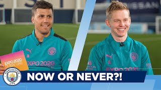 Love Island, Space Travel & Gravy Covered Chips... Now or Never?!  Oleksandr Zinchenko + Rodri!