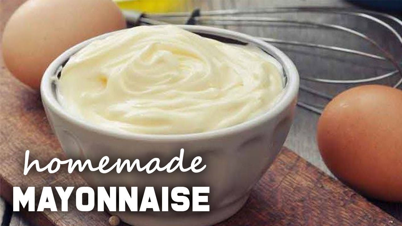 Homemade Mayonnaise In 1 Minute taste time YouTube