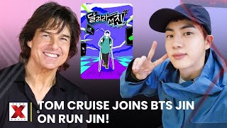 🎬 BTS’s Jin Reveals the SHOCKING Truth Behind Tom Cruise’s Appearance on “Run Jin”! 😱🔥💣