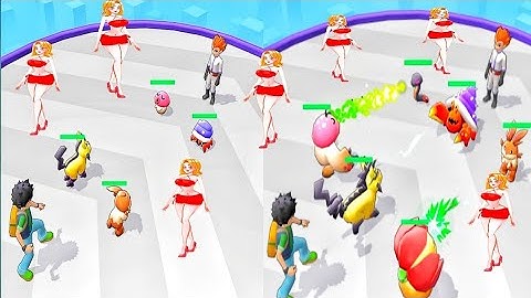 Monster Squad Rush 3D Game👹😈 New Game trailer All Levels Gameplay Android, iOS 🤑😈👹