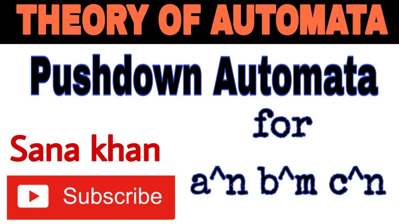 How to construct push down automata for a^n b^m c^n PDA for a^nb^mc^n