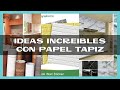 ✔ Papel Tapiz 3d para Paredes | Papel Tapiz tipo Ladrillo, Madera y Mármol Para Pared y Mesas 💟💟