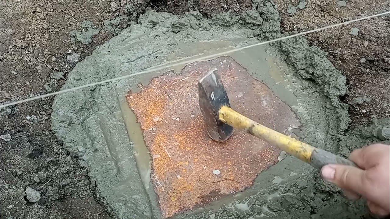 закладные для столбов. металлические закладные. - YouTube
