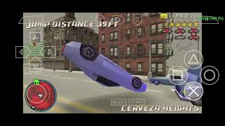 Messing around with 6 star wanted level on GTA Chinatown Wars (PSP) on PPSSPP emulator