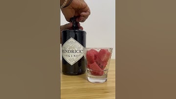 Hendrick’s Gin best combo with Watermelon