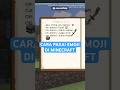 Cara pakai Emoji di Minecraft #minecraft #minecraftindonesia