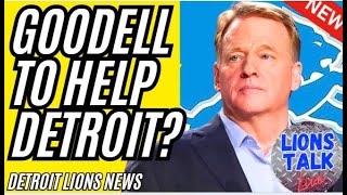 DETROIT LIONS NEWS - GOODELL TO