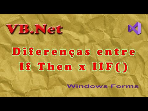 Vídeo: Qual é a diferença entre IF e IIF?