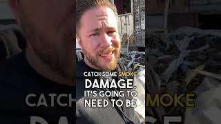 Garage Fire Damage: Assessing the Costs and Repairs #shorts
