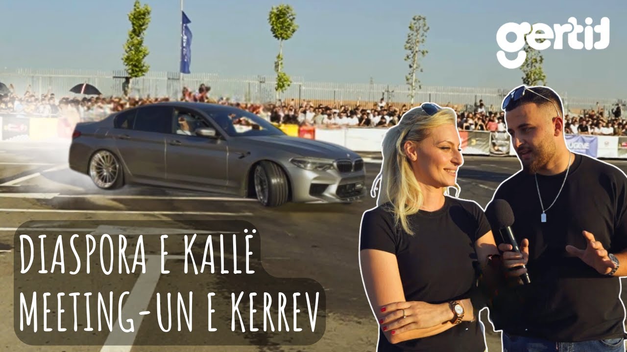 Femra e parë Shqiptare që bënë Drift, Burri ma ka Ble Veturen - Diaspora e Kallë meeting-un e Kerrev