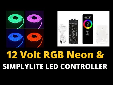 12 Volt RGB Neon Flex Strip Light | Colour Changing Flexible Rope Light | Koshi Electronics video
