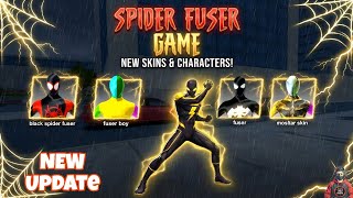 Spider fuser New update customise skin Android/iOS 