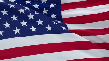 PLEX - FREE 4K & HD Stock Footage & Animation - US / USA National Flag in Wind. No Copyright