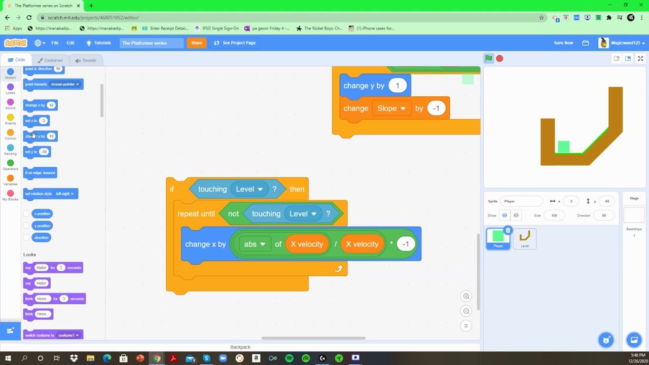 How to Make a Platformer on Scratch