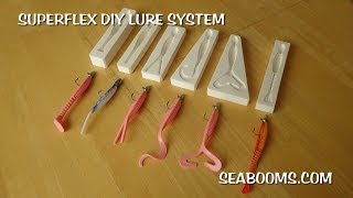 Superflex DIY fishing lure making system step by step instructions screenshot 5