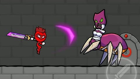 Red Stickman :Animation vs Stickman Fighting - boss fight Gameplay Walkthrough Part 4 (Android,iOS)