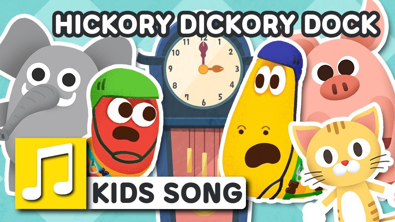 ⁣HICKORY DICKORY DOCK | ENGLISH NURSERY RHYME | BEST KIDS SONG | LARVA KIDS | FULL SONG