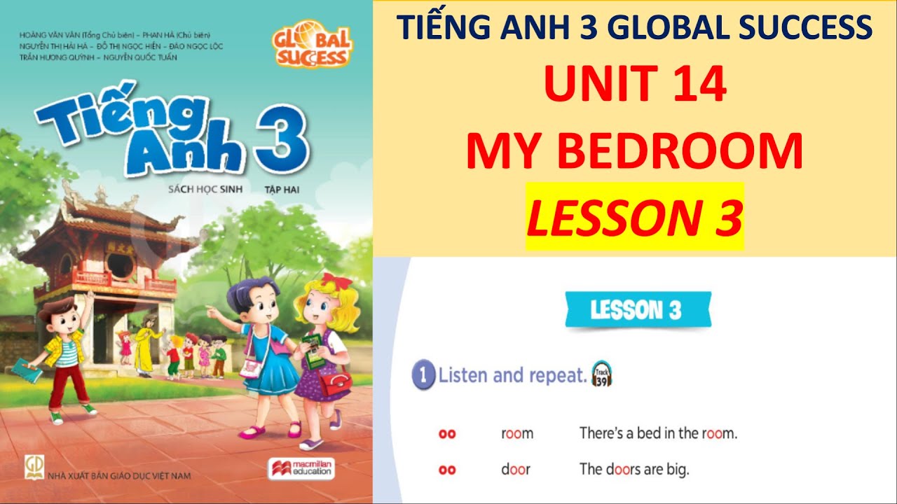Tiếng Anh 3 Global Success - Unit 14 My Bedroom - Lesson 3 - YouTube