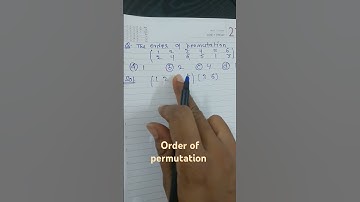 order of permutation.                       #maths #emrs #dssssb #ukpsc#permutation #grouptheory
