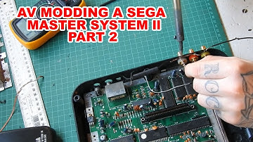 AV Modding A Sega Master System 2 Part 2