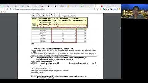 Menampilkan Data dari Banyak Table, dengan klausa join pada SQL Oracle memakai livesql.oracle.com