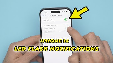 iPhone 16 / Pro: How to Setup LED Flash Light Notification