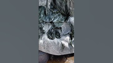 The process of making a sculpture using the technique stone carving #smartwork #goodtools